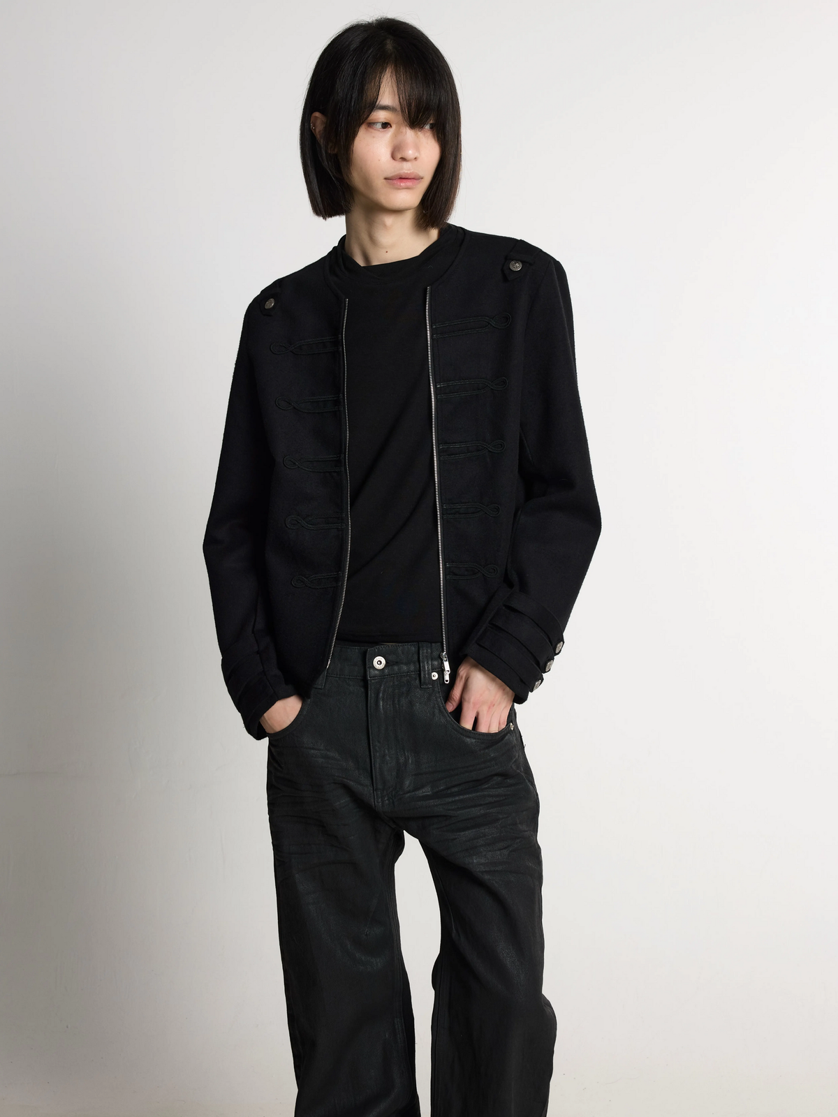 THREE WAY NAPOLEON ZIP JACKET