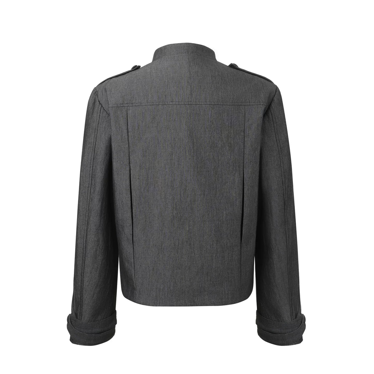 ASYMMETRIC BRAID BUTTON JACKET