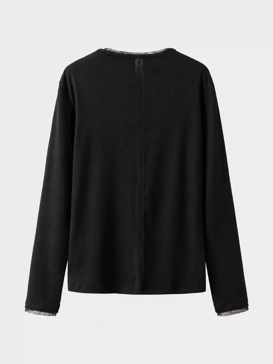 SLIM LYOCELL LONGSLEEVE TOP
