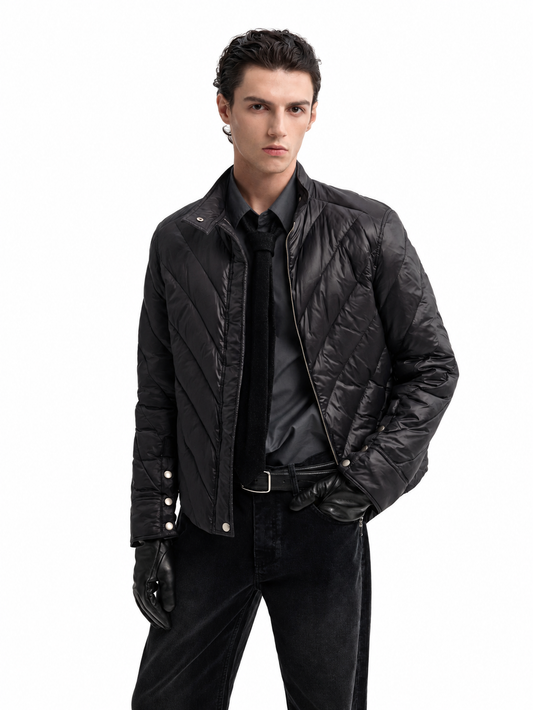LIGHTWEIGHT QUILTED DOWN JACKET