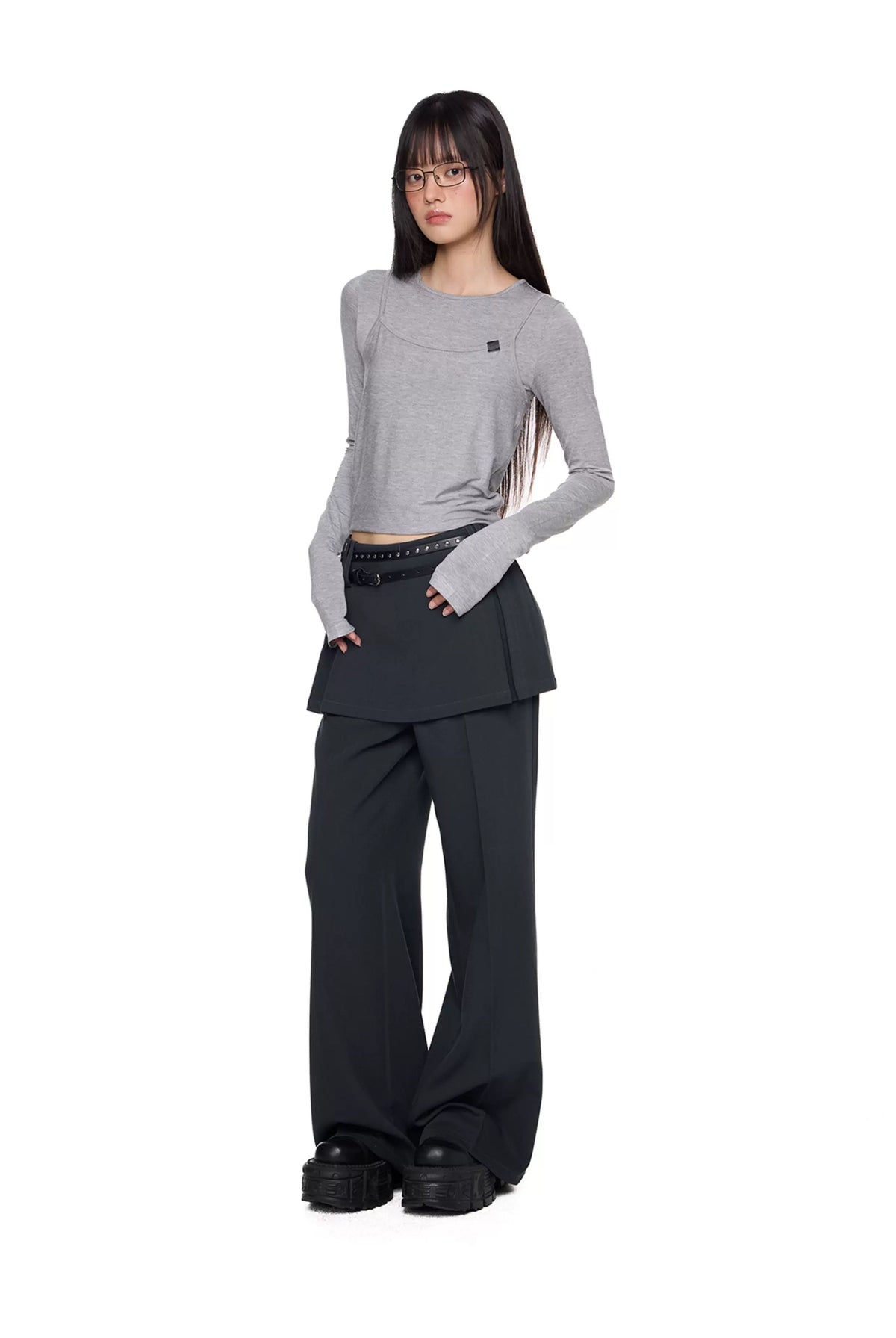SPLIT FORM TROUSERS