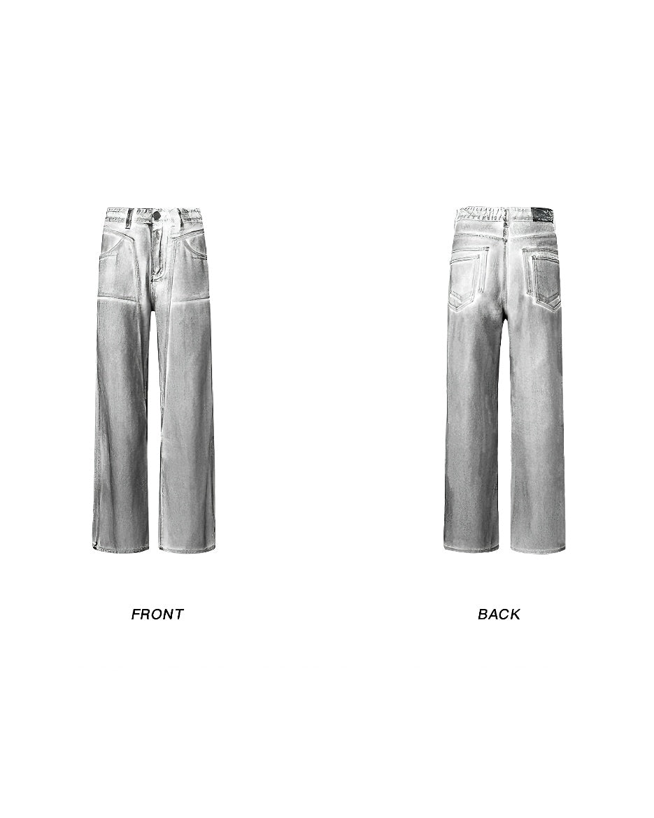 SILVER WASHED JEANS