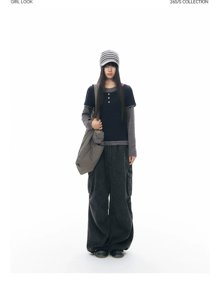 STAR STRIPE KNIT CAP