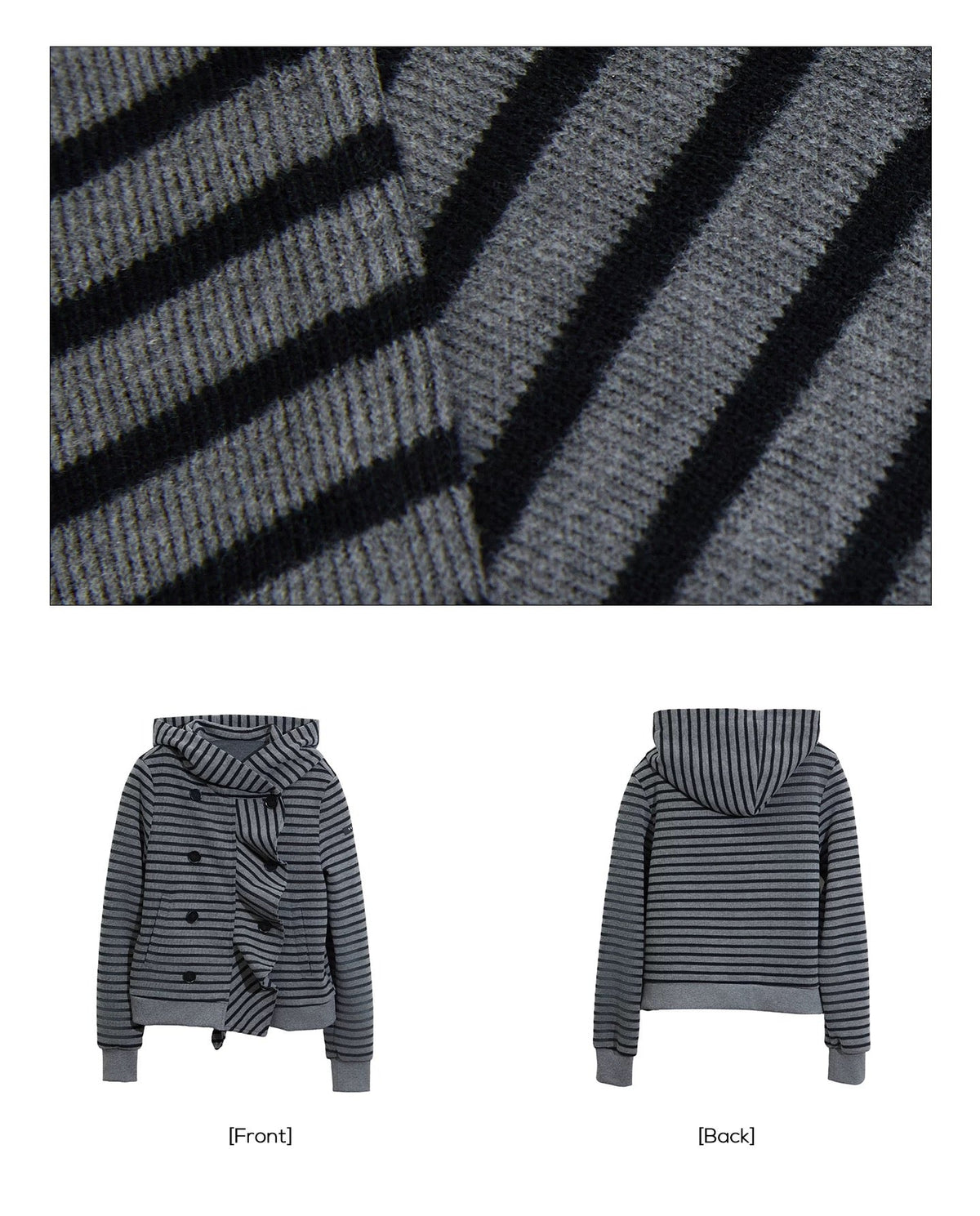 FRONT DRAPE HOODIE