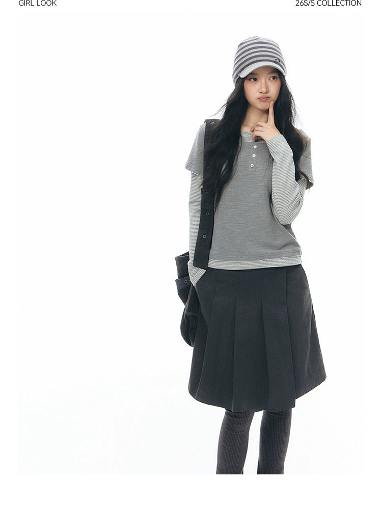 STAR STRIPE KNIT CAP