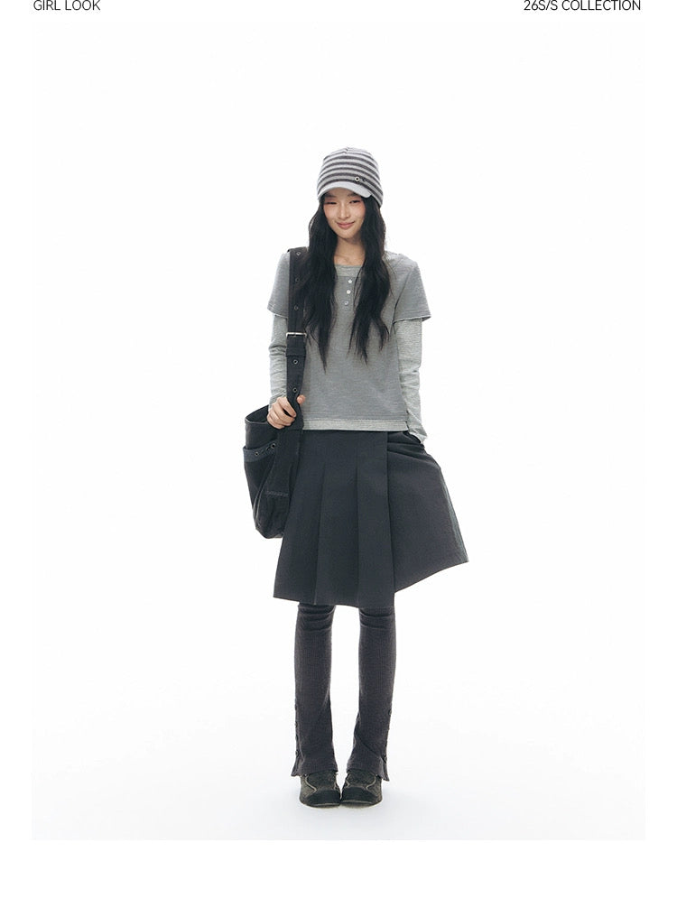 STAR STRIPE KNIT CAP
