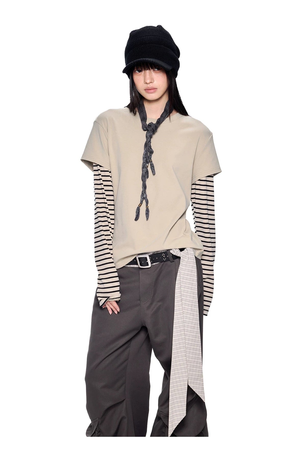 UNDER STRIPE TEE
