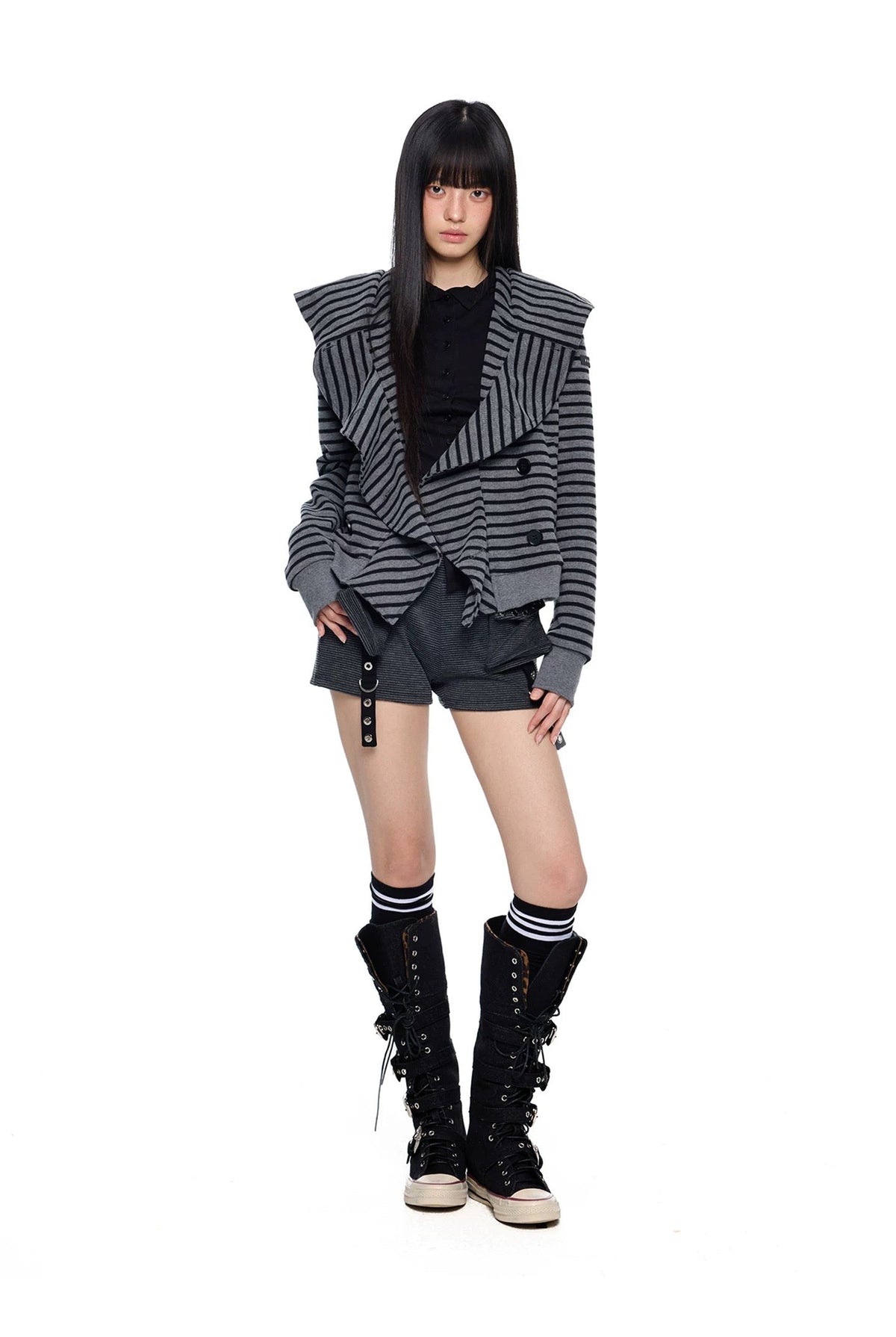 FRONT DRAPE HOODIE