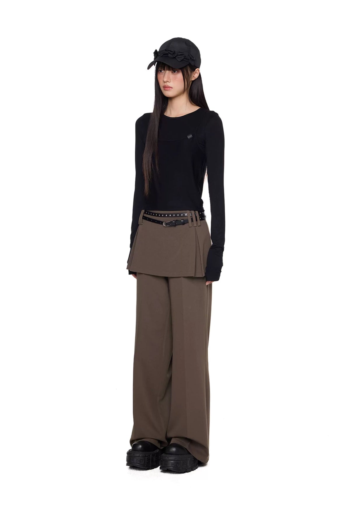 SPLIT FORM TROUSERS