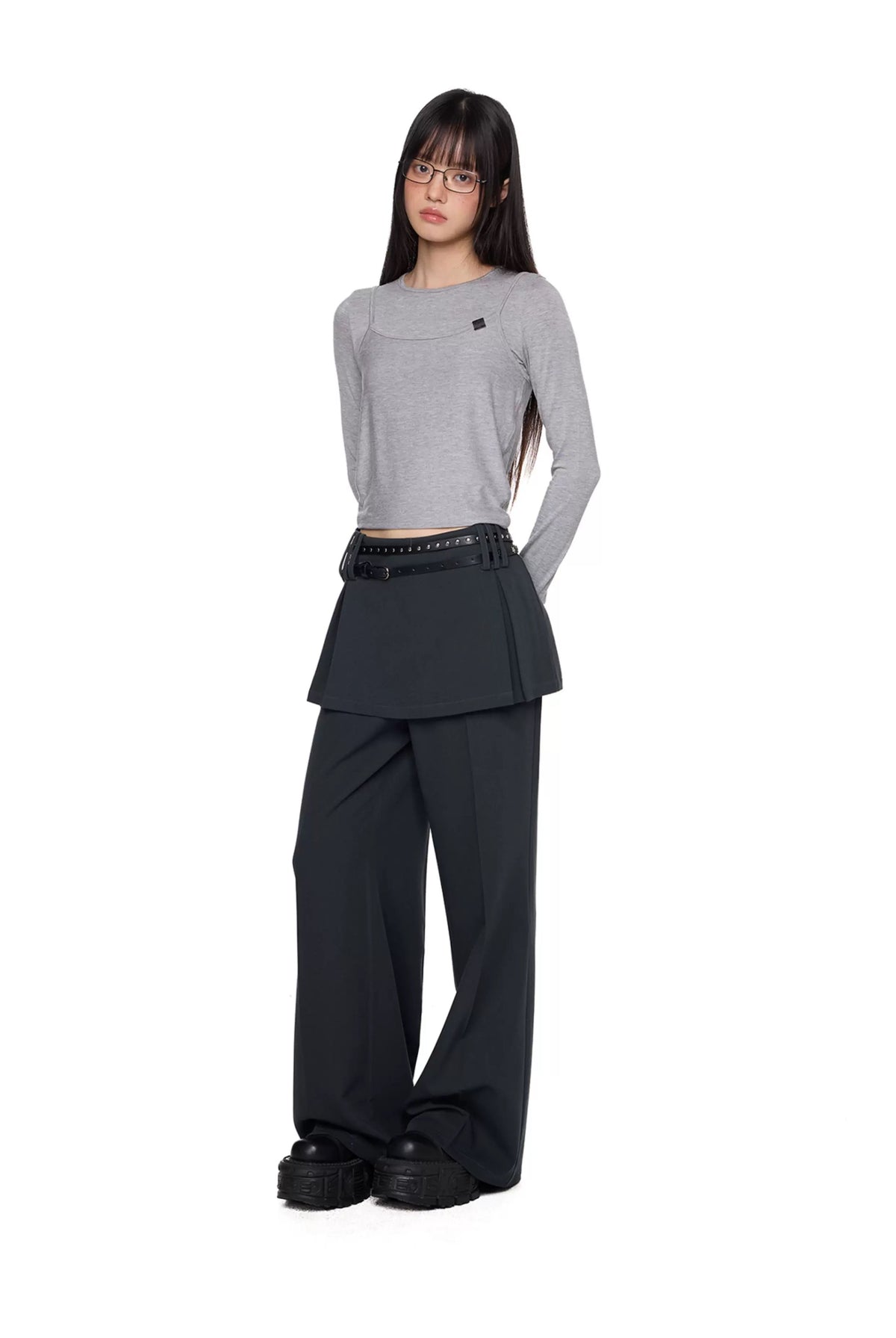 SPLIT FORM TROUSERS