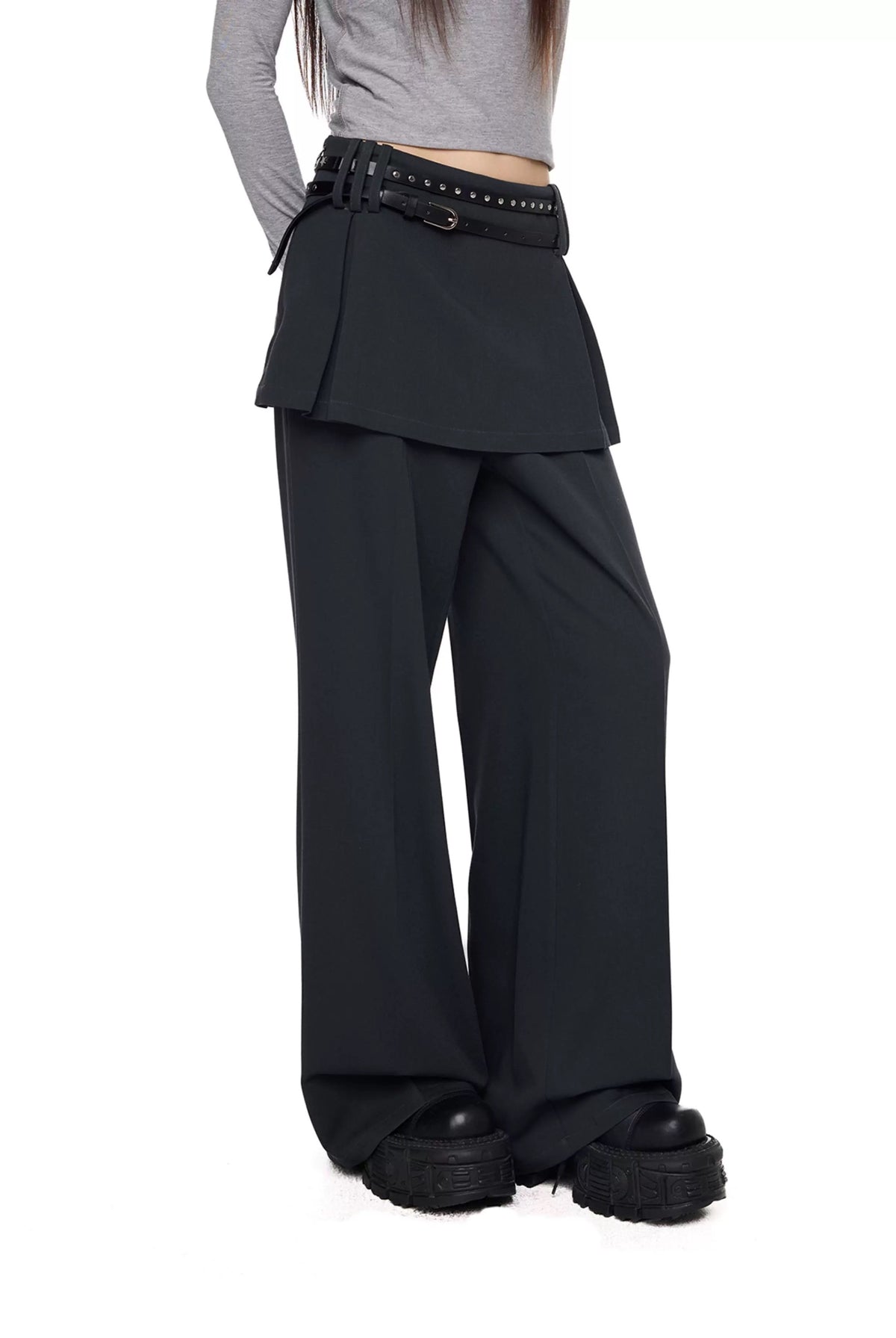SPLIT FORM TROUSERS
