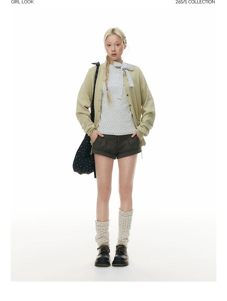 SPLICED LOW RISE SHORTS