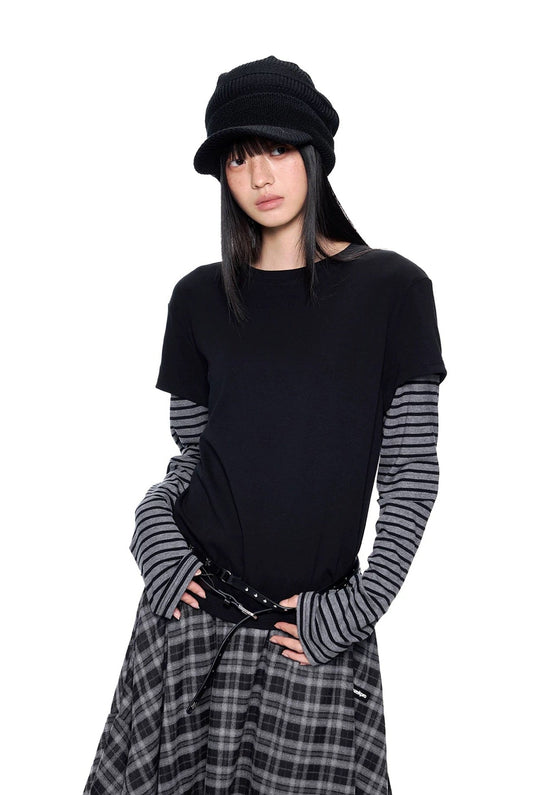 UNDER STRIPE TEE