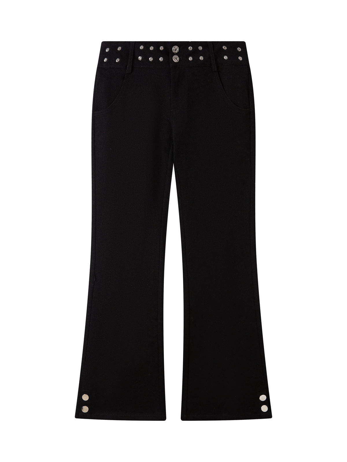 STUDDED FOR FLARE PANTS