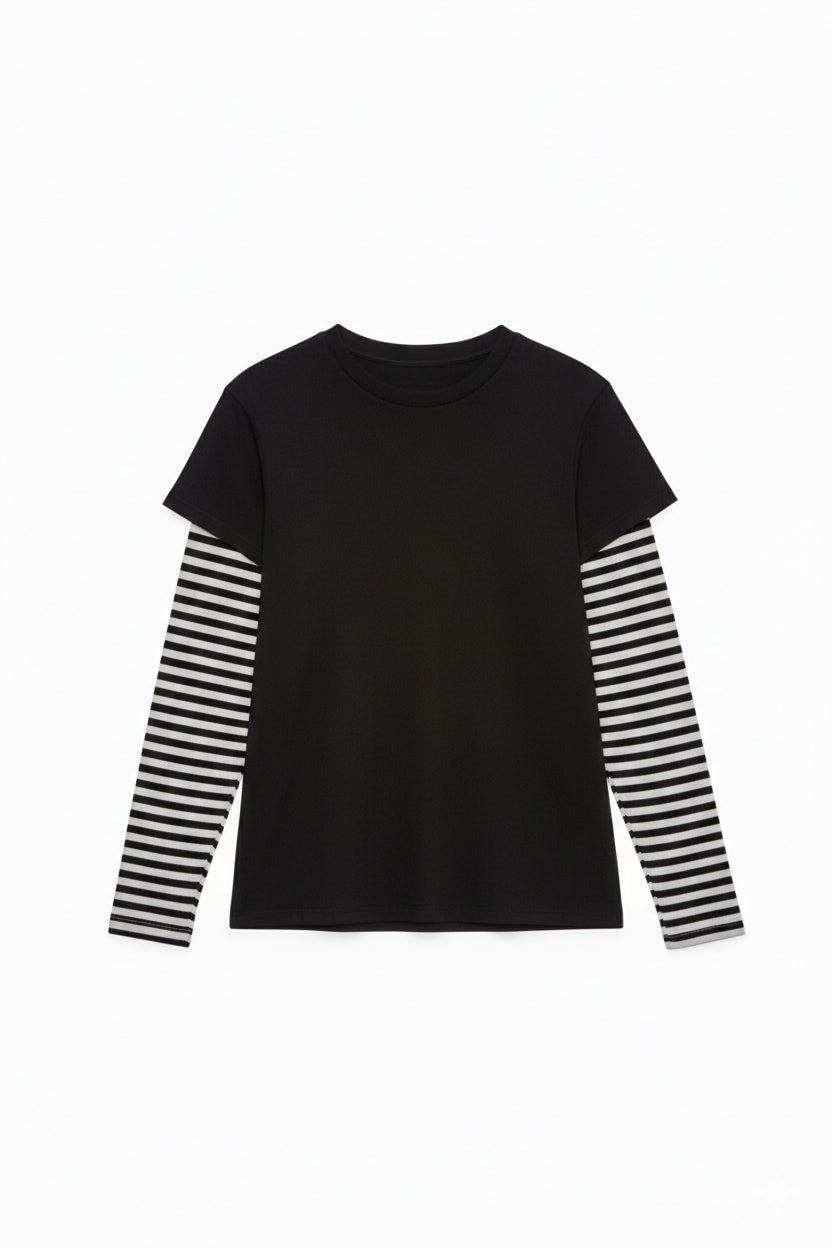 UNDER STRIPE TEE