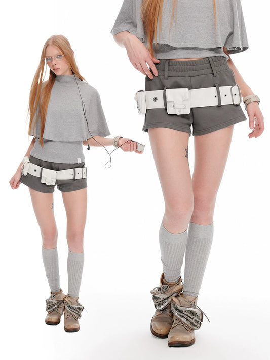 SPICE GIRLS HIGH-WAISTED SHORTS