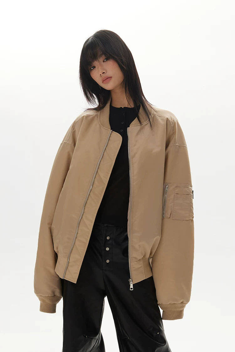 OVERSIZED FLIGHT JACKET