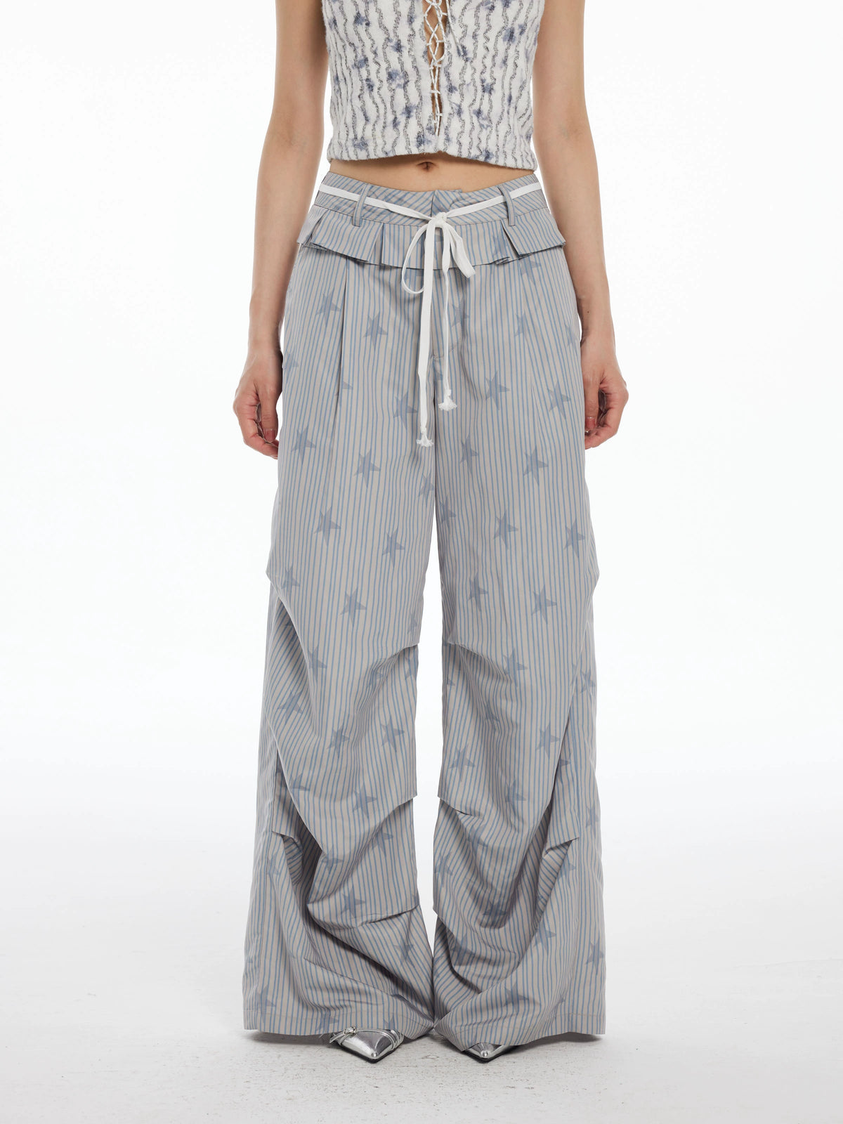 STRIPED STAR PANTS
