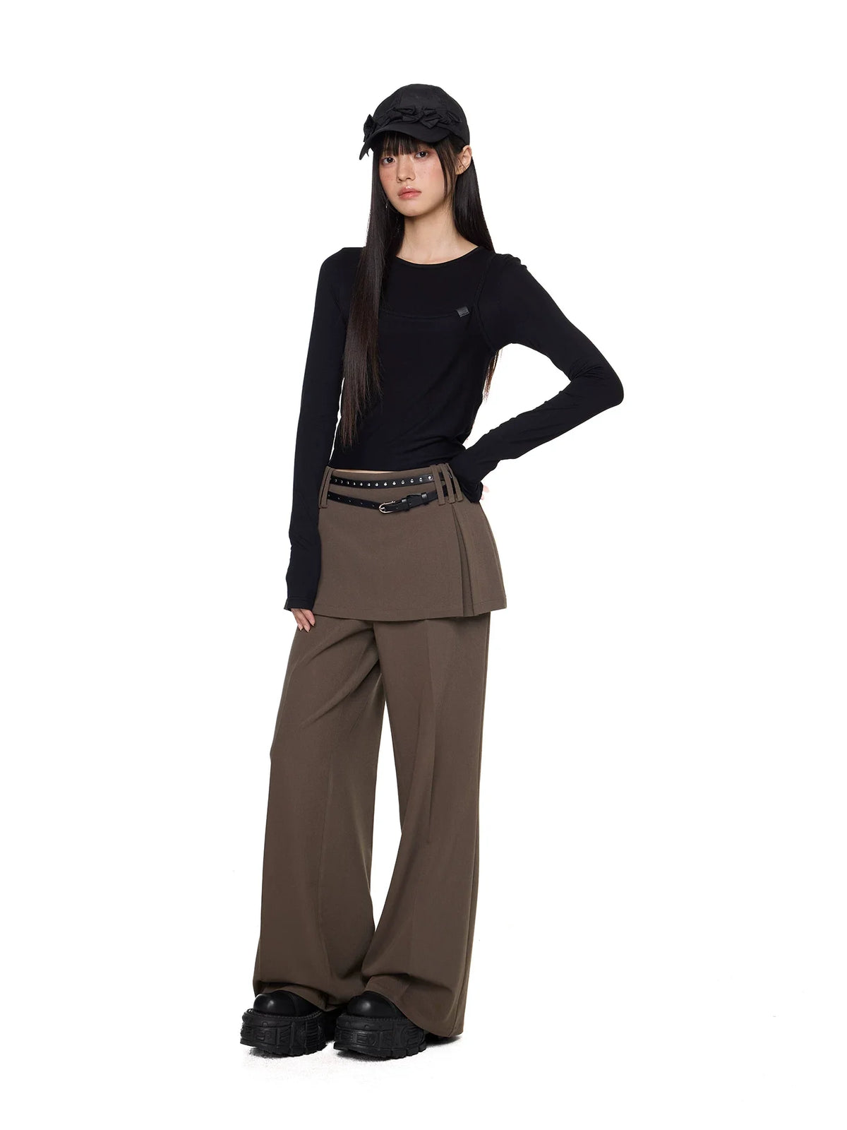 SPLIT FORM TROUSERS