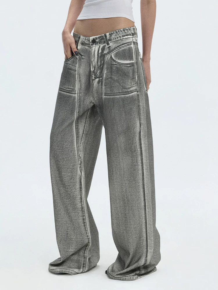 SILVER WASHED JEANS