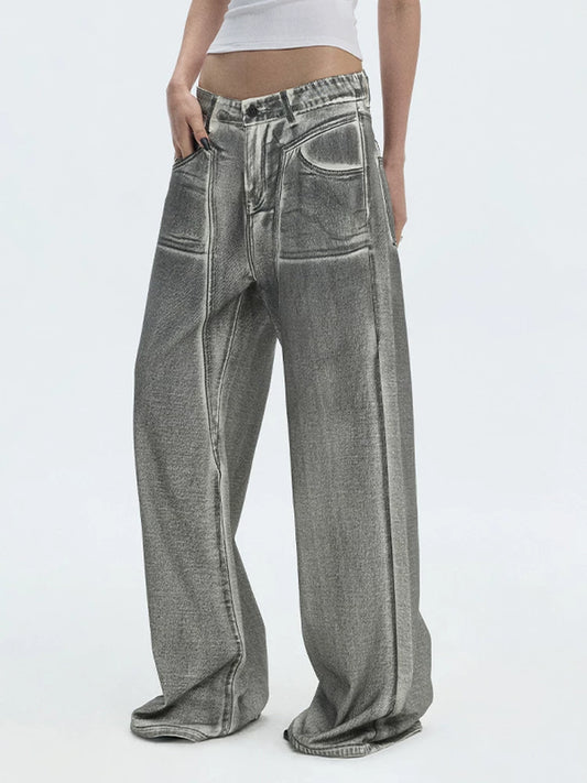SILVER WASHED JEANS