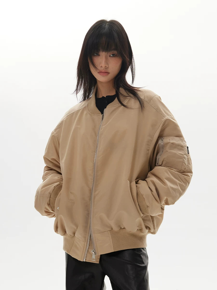 OVERSIZED FLIGHT JACKET
